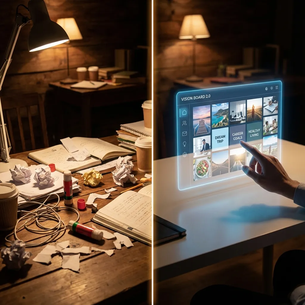 AI Vision Boards vs Traditional: Which is Better for Manifestation?