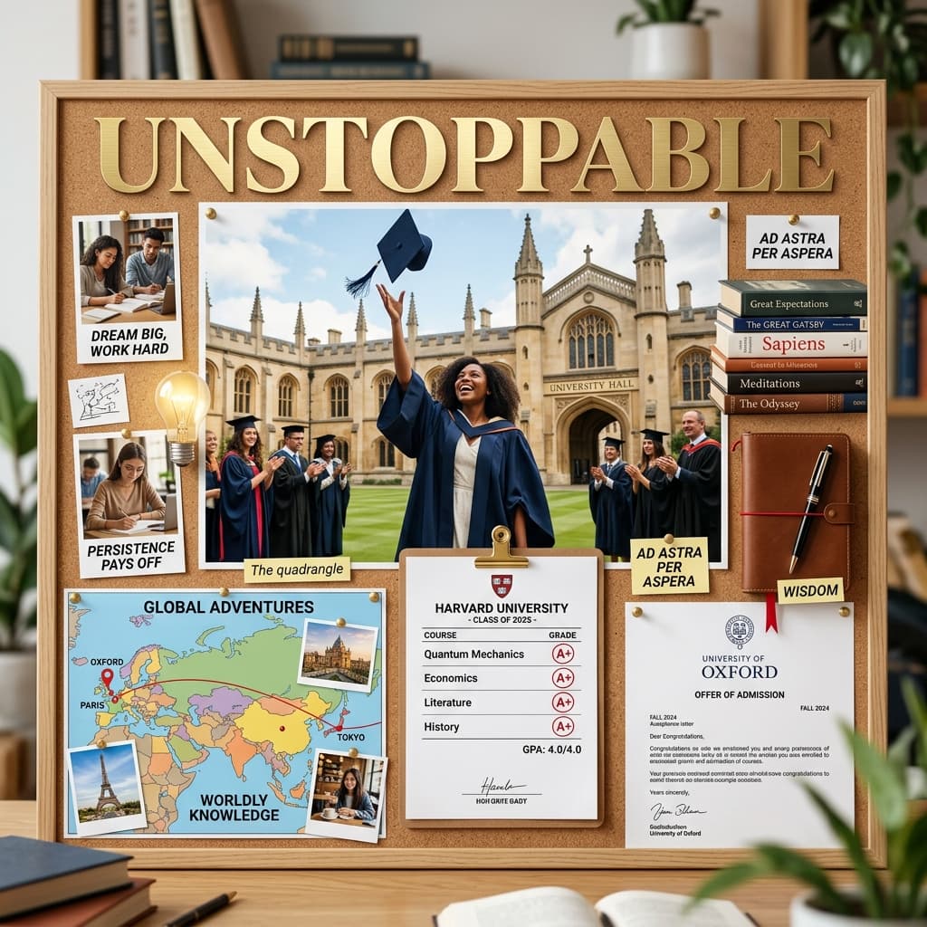 Vision Board for Students: How to Manifest Straight A's & Focus